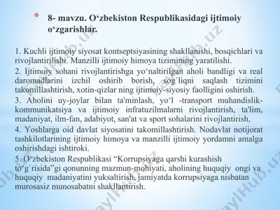 kuchli ijtimoiy siyosat kontseptsiyasi va manzilli ijtimoiy himoya tizimi — PPTX
