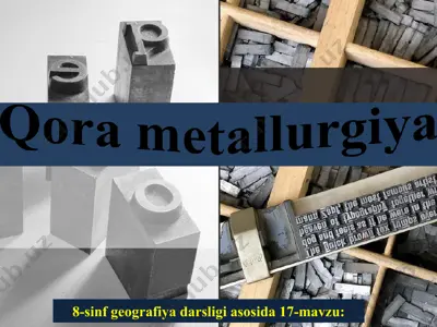 qora metallurgiya 8-sinf — PPT
