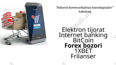 mobil tijorat (m-commerce) — PPTX