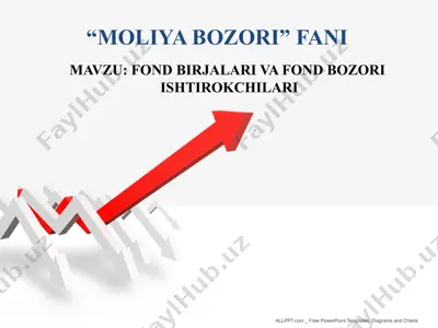 fond birjalari va fond bozori — PPTX