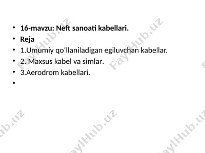 neft sanoati kabellari — PPTX