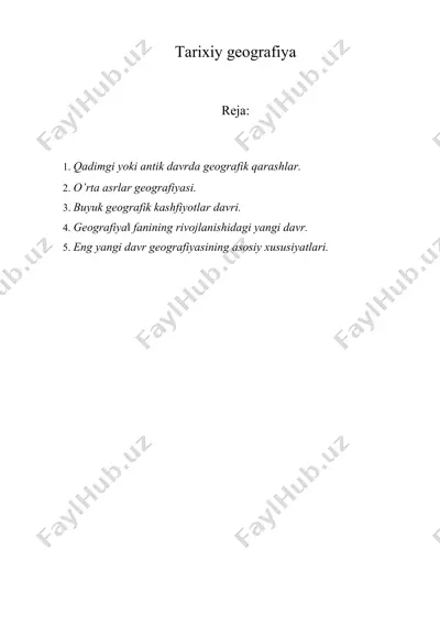 tarixiy geografiya — DOCX