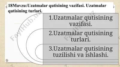 uzatmalar qutisi — PPTX