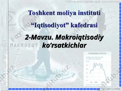 makroiqtisodiy ko’rsatkichlar — PPT