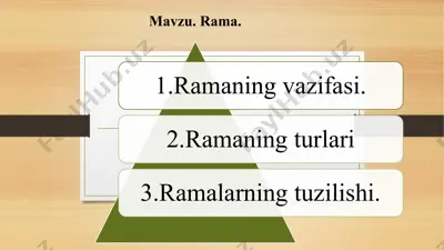 avtomobil ramasi (rama) — PPTX