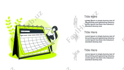 awesome calendar — PPTX