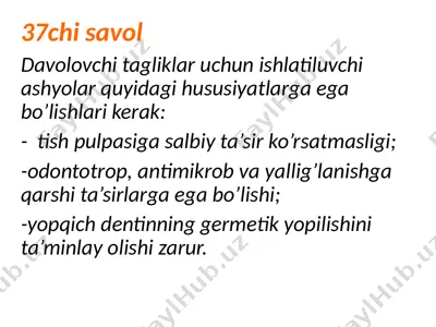 davolovchi tagliklar — PPTX