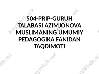 xitoy ta'lim tizimi — PPTX