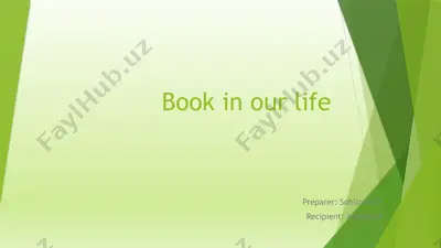 books in our life — PPTX