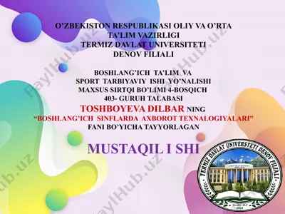 tenglama tuzishga oid masalalarni yechishni o‘rgatishda axborot texnologiyalaridan foydalanishni o‘rganish — PPTX