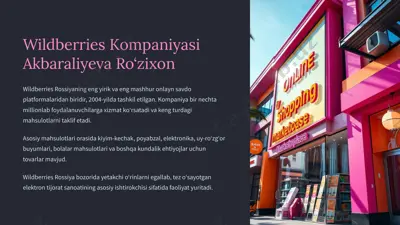 wildberries kompaniyasi — PPTX