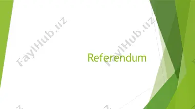 referendum — PPTX