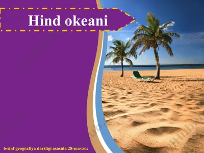 hind okeani 6-sinf — PPT