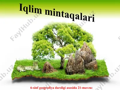 afrika iqlim mintaqalari 6-sinf — PPT