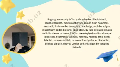 tabiiy fan darslarida metodlardan foydalanish — PPTX