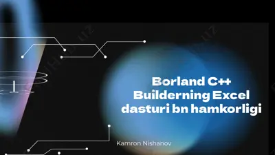 borland c++ builderning excel dasturi bilan hamkorligi — PPTX
