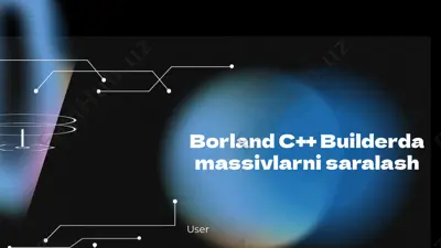 borland c++ builderda massivlarni saralash — PPTX