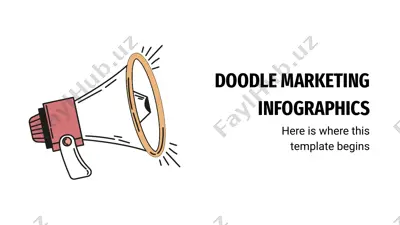 doodle marketing infographics — PPTX