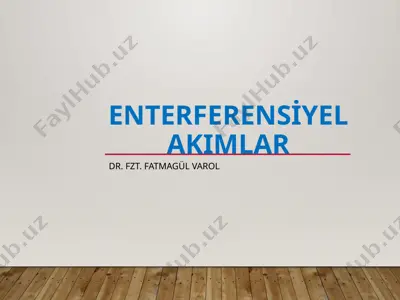 enterferensiyel akimlar — PPTX