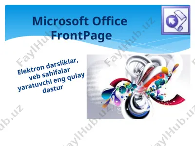 microsoft office frontpage — PPT