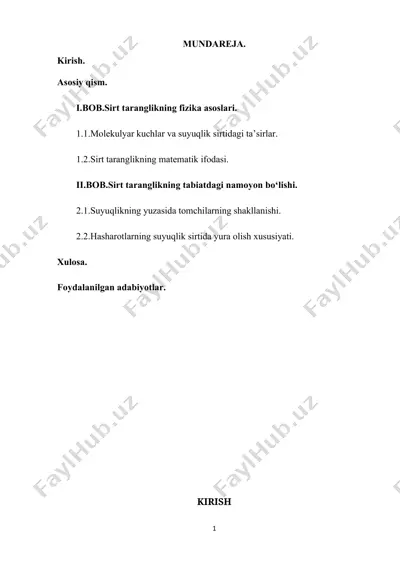 sirt taranglik — DOCX