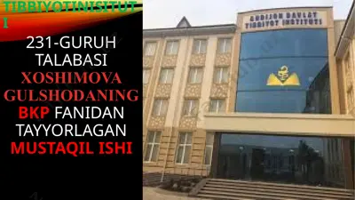 bolalarni chiniqtirish usullari — PPTX