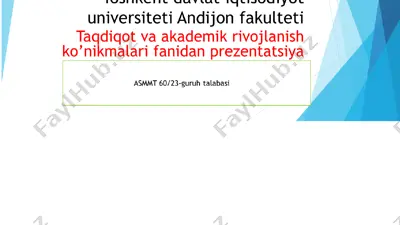 ekonometrik modellar — PPTX