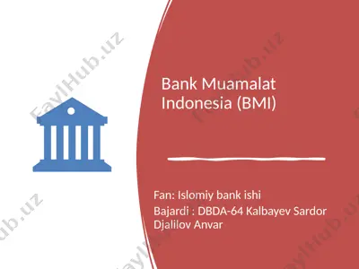 bank muamalat indonesia (bmi) — PPTX