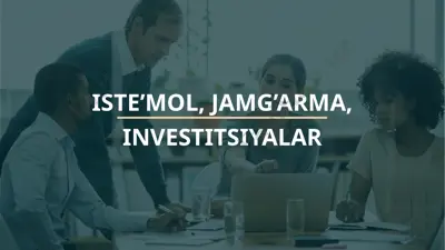 iste’mol, jamg'arish va investitsiyalar — PPTX