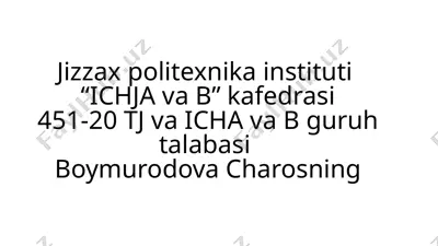 aqlli uy — PPTX