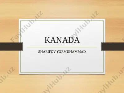kanada — PPTX