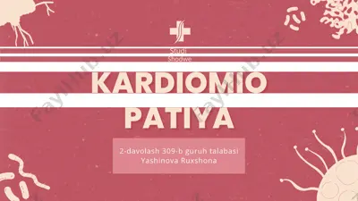 kardiyomiyopatiya — PPTX