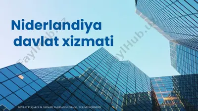 niderlandiya davlat xizmati — PPTX