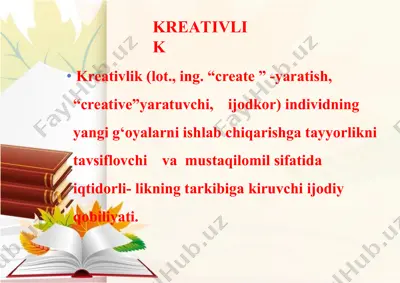 kreativlik — PPT
