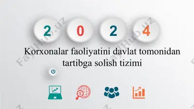korxonalar faoliyatini davlat tomonidan tartibga solish — PPTX
