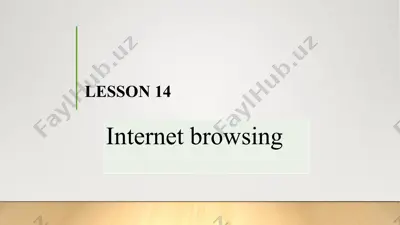 internet browser discussion lesson — PPTX