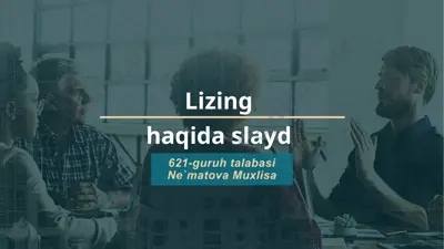 lizing haqida slayd — PPTX
