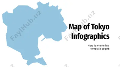 map of tokyo infographics — PPTX