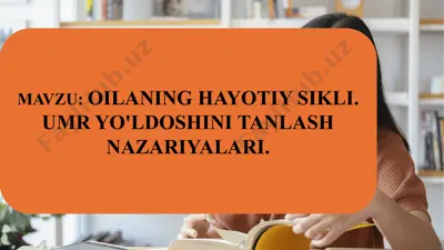 umr yo'ldoshini tanlash nazariyasi — PPTX