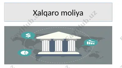 xalqaro moliya — PPTX