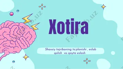 xotira — PPTX
