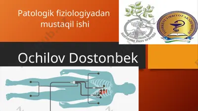 patologik fiziologiyadan — PPTX
