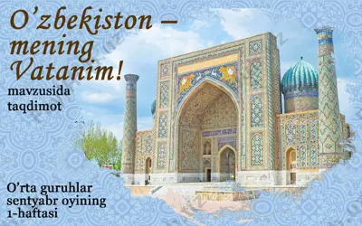 o'zbekiston haqida maqola — PPTX