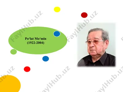 poʻlat moʻmin — PPTX