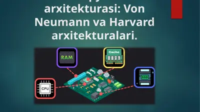 kompyuter arxitekturasi: von neumann va harvard arxitekturalari — PPTX