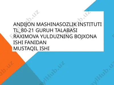 tovar yetkazib berish e guruhi tijorat shartlarining tarkibi — PPTX