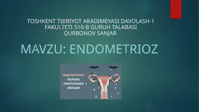 endometrioz — PPTX