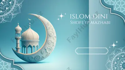 shofiʼiylik mazhabi — PDF