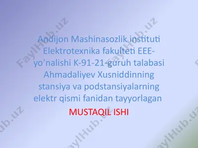 atom elektr stansiyasi — PPTX