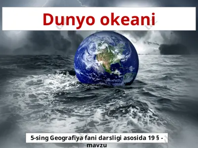 dunyo okeani 5 -sinf — PPTX